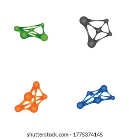 Meta-Ball-Symbol, Vektordesign-Vorlage