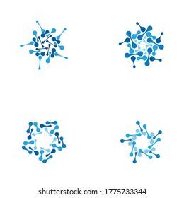 Meta-Ball-Symbol, Vektordesign-Vorlage