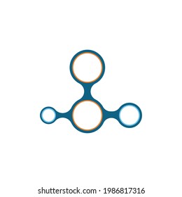 Meta Ball icon vector design template