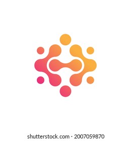Meta Ball icon vector design template