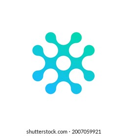 Meta Ball icon vector design template