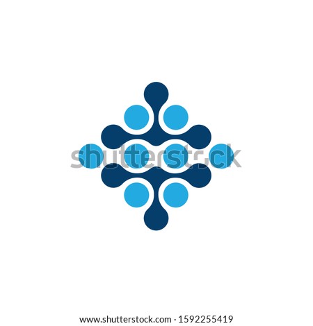 Meta Ball icon vector design template
