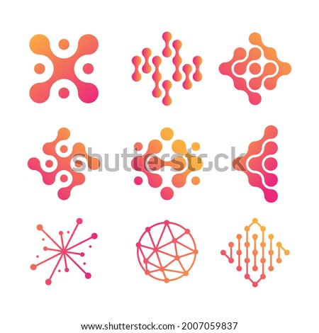 Meta Ball icon vector design template