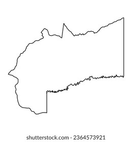 Meta Department Map, Verwaltungsabteilung von Kolumbien.