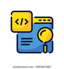 Meta Description Icon Vector Illustration