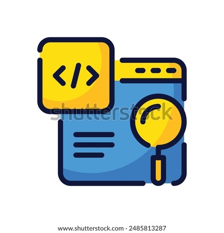 Meta Description Icon Vector Illustration