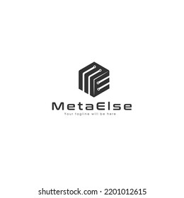 Meta M E Letter Logo