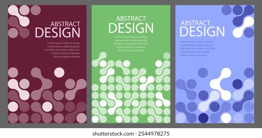 Metaball forma geométrica abstrata, conceito minimalista moderno para brochura, capa de livro, cartaz, folheto, banner, cartão