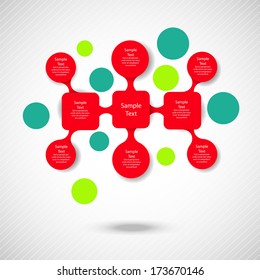metaball colorful round diagram infographics for presentations