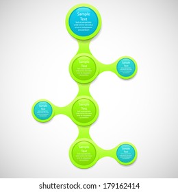 metaball colorful round diagram infographics for presentations