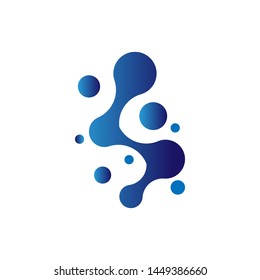Metaball icon vector design template vector illustration.