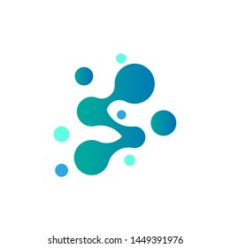 Metaball icon vector design template vector illustration.