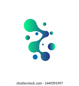 Metaball icon vector design template vector illustration.