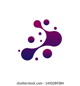 Metaball icon vector design template vector illustration.