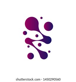 Metaball icon vector design template vector illustration.