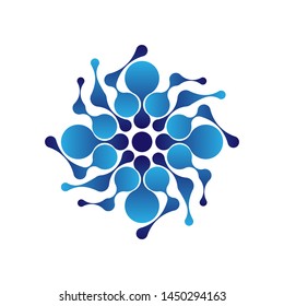 Metaball icon vector design template vector illustration.