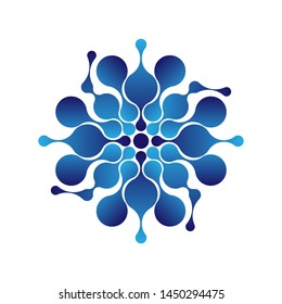 Metaball icon vector design template vector illustration.