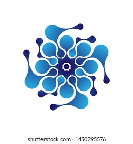 Metaball icon vector design template vector illustration.