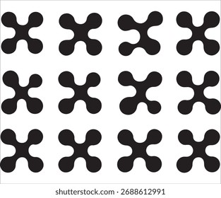 Metaball shape collection vector EPS fie