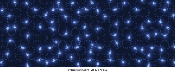 Metaballs shapes abstract  geometric background. Vector art.