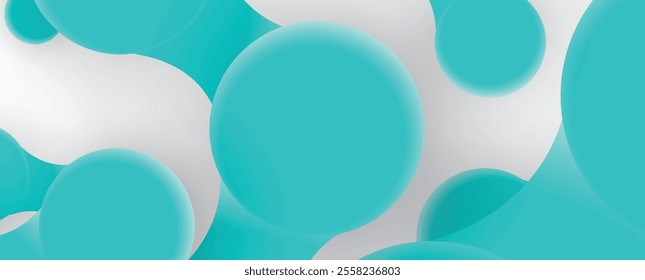Metaballs shapes abstract  geometric background. Vector art.