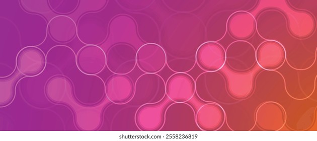 Metaballs shapes abstract  geometric background. Vector art.