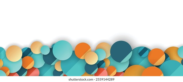 Metaballs shapes abstract  geometric background. Vector art.