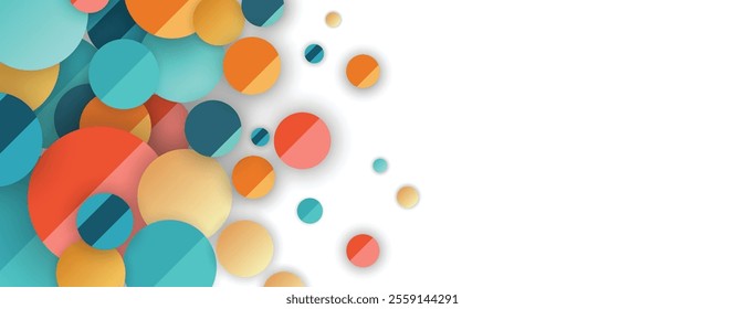 Metaballs shapes abstract  geometric background. Vector art.