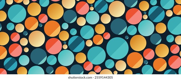 Metaballs shapes abstract  geometric background. Vector art.