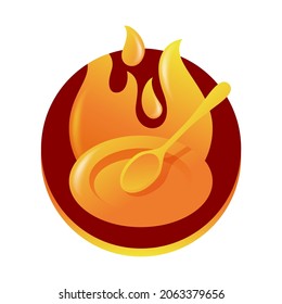 Metabolism creative icon - organism reactions when foods converted to energy. Isolated vector illustration