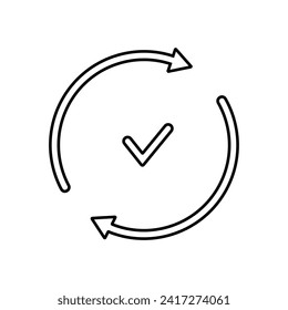 Metabolism icon. Linear medical pictogram. Chemical process sign. Energy burning. Scientific, medicine, body health symbol. Healthcare graphic design. Vector illustration isolated on white background