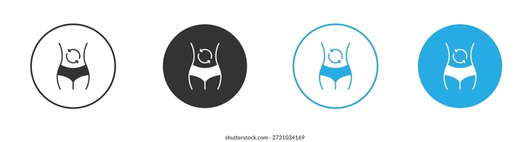 Conjunto de ícones de metabolismo. Conjunto de design gráfico de doodle plano sólido preto