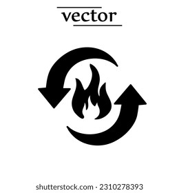 Metabolism icon vector flat illustration on white background..eps