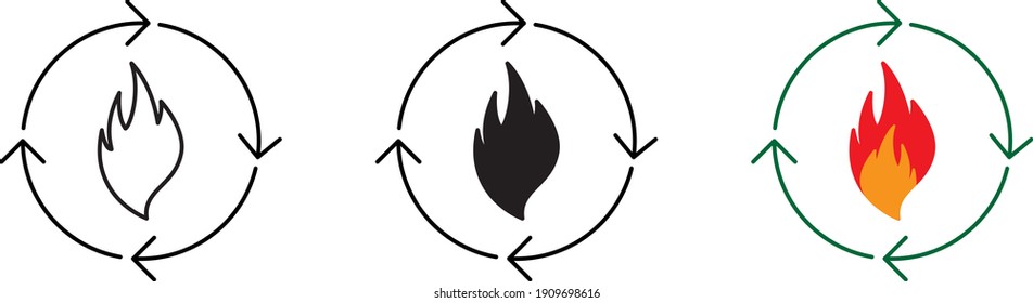 Icono de metabolismo , ilustración vectorial.