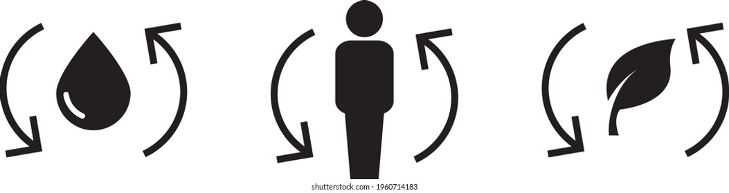 Metabolism icon , vector illustration