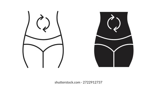 Metabolismus-Symbol für Web und App. Vektorgrafik eps