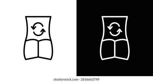 Metabolism icon for website, vector design template elegant style