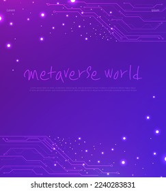 Metabus-Vorlage für kosmische Cyber-Nebel 
