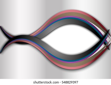 Metal abstract background blank for text or message.