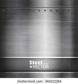 Metal Abstract Background. Steel Design. Vector illustration