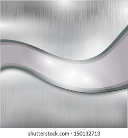 Metal abstract background - vector illustration 