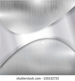 Metal abstract background - vector illustration 