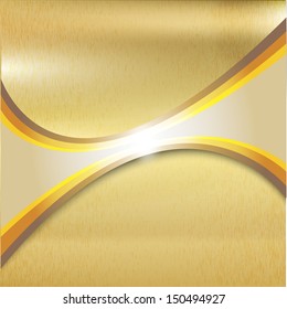 Metal abstract background - vector illustration 