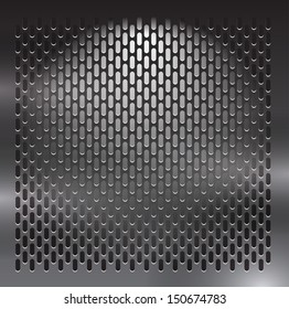 Metal abstract background - vector illustration 