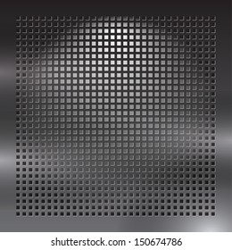 Metal abstract background - vector illustration 