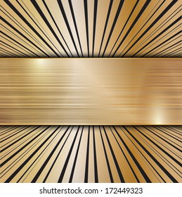 Metal abstract background - vector illustration 