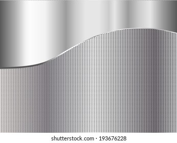 Metal abstract background - vector illustration