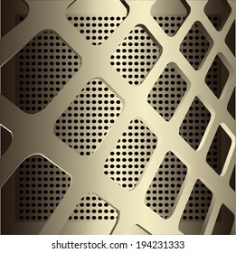 Metal abstract background - vector illustration
