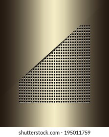 Metal abstract background - vector illustration
