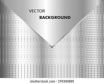 Metal abstract background - vector illustration